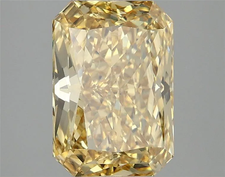 3.10ct Radiant Lab Grown Diamond (Colour Fancy Vivid Yellow, Clarity VS2, IGI Certified)