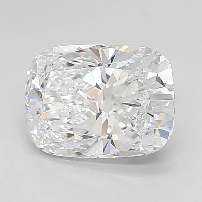 3.11ct Cushion modified Lab Grown Diamond (Colour D, Clarity VVS1, Cut EX, IGI Certified)