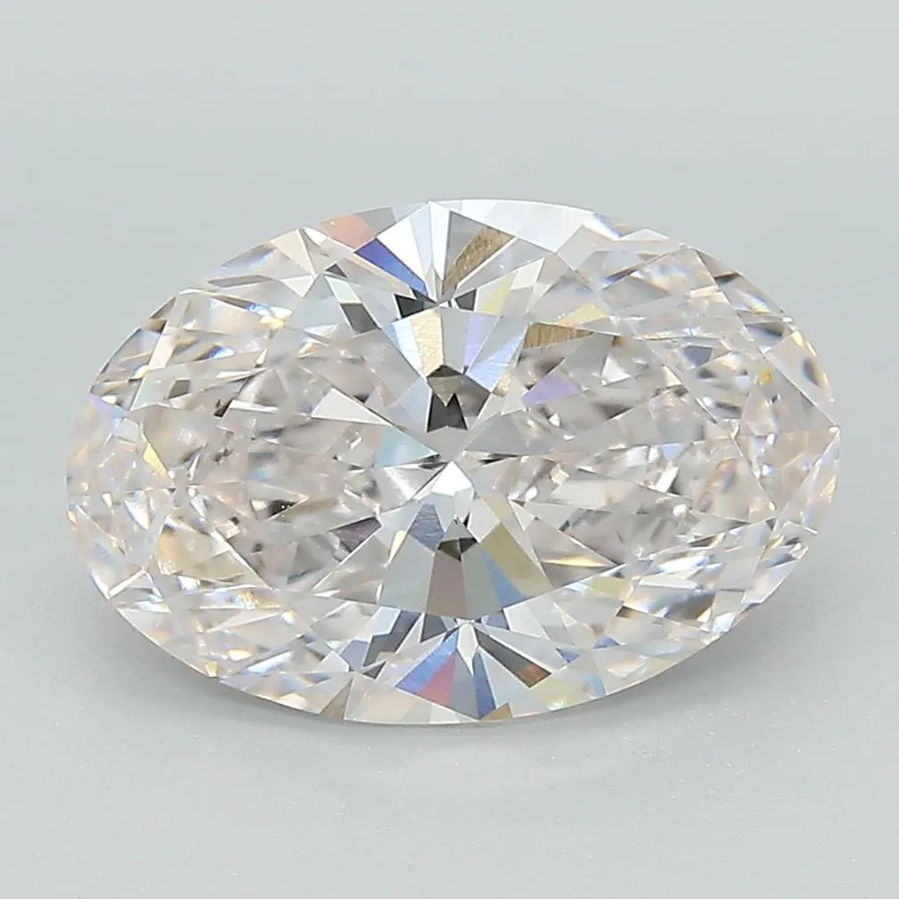 3.12ct Oval Lab Grown Diamond (Colour G, Clarity VVS2, IGI Certified)