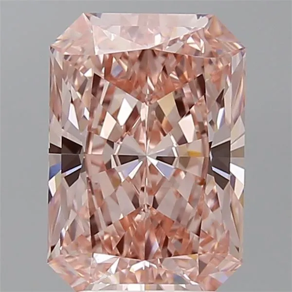 3.13ct Radiant Lab Grown Diamond (Colour Fancy Vivid Pink, Clarity VVS2, IGI Certified)