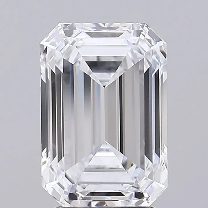 3.18ct Emerald Lab Grown Diamond (Colour D, Clarity IF, IGI Certified)