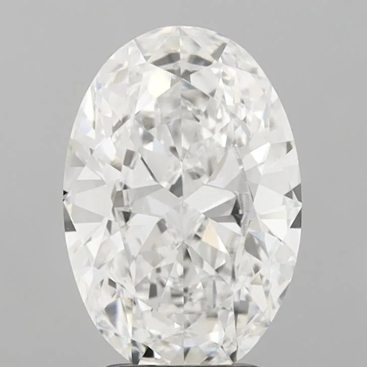 3.20ct Oval Lab Grown Diamond (Colour E, Clarity VVS2, IGI Certified)