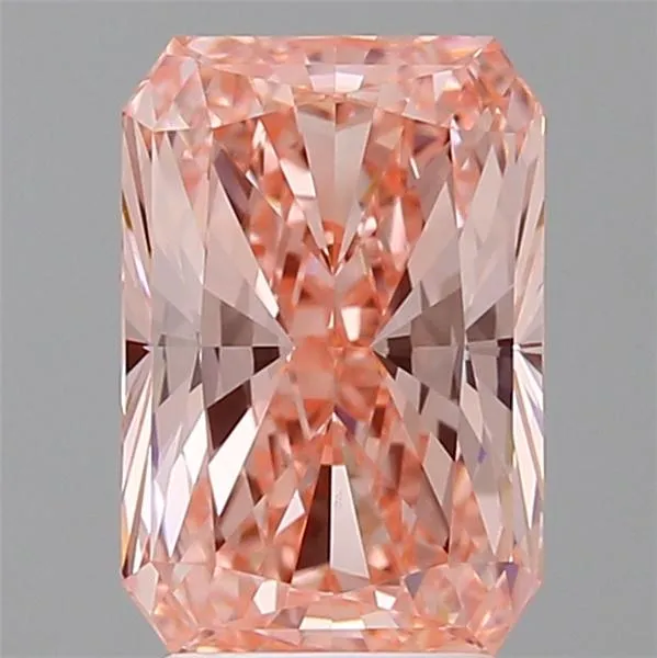 3.24ct Radiant Lab Grown Diamond (Colour Fancy Vivid Pink, Clarity VS1, IGI Certified)