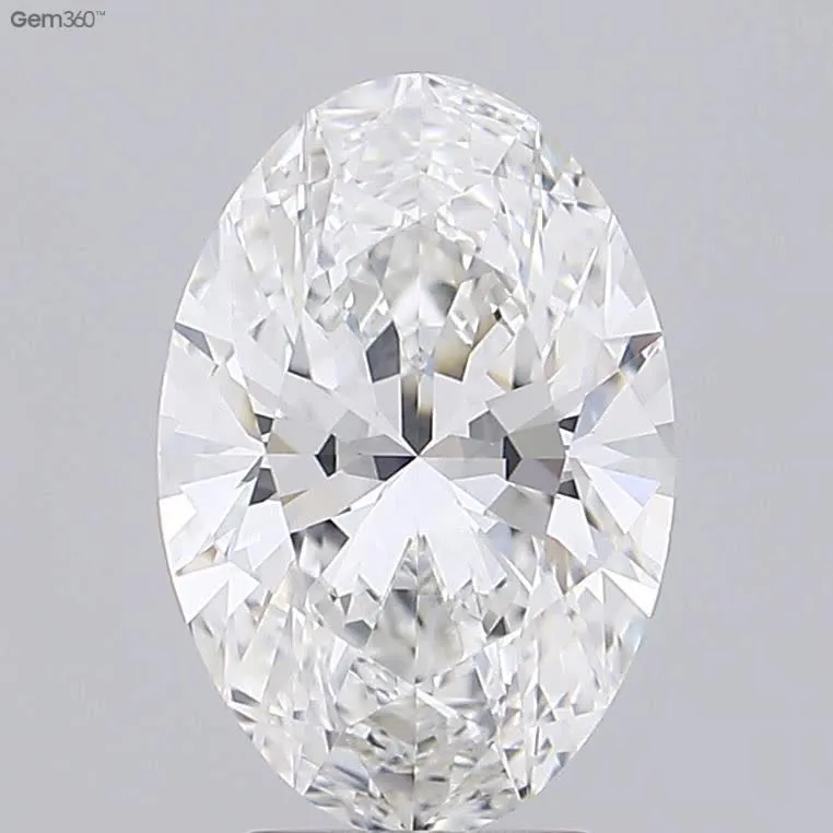 3.29ct Oval Lab Grown Diamond (Colour F, Clarity VVS1, IGI Certified)