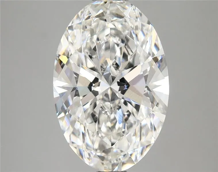3.42ct Oval Lab Grown Diamond (Colour E, Clarity VVS2, IGI Certified)