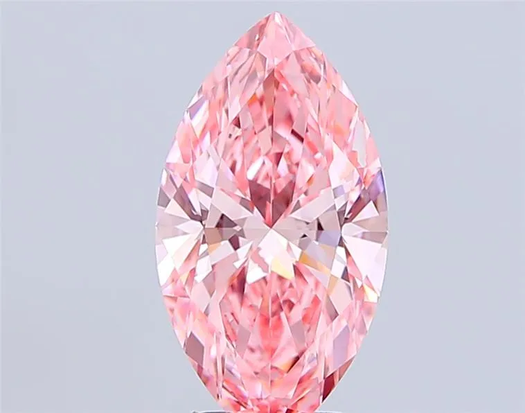 3.50ct Marquise Lab Grown Diamond (Colour Fancy Vivid Pink, Clarity VVS2, IGI Certified)