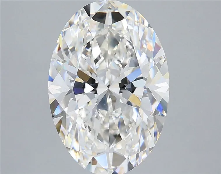 3.50ct Oval Lab Grown Diamond (Colour G, Clarity VVS2, IGI Certified)