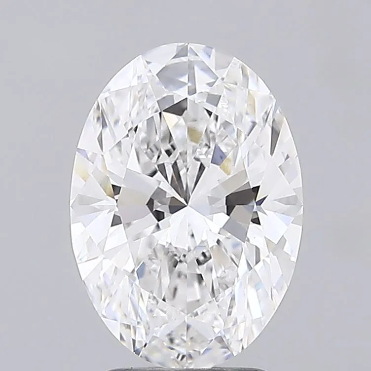 3.51ct Oval Lab Grown Diamond (Colour E, Clarity VVS2, IGI Certified)