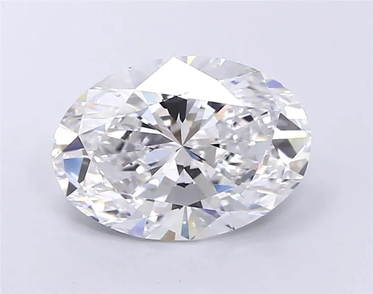 3.52ct Oval Lab Grown Diamond (Colour D, Clarity VVS2, GIA Certified)