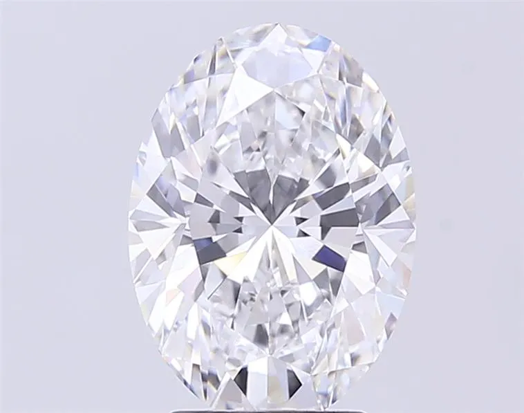 3.52ct Oval Lab Grown Diamond (Colour D, Clarity VVS2, IGI Certified)