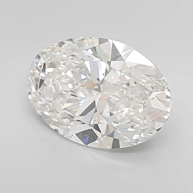 3.54ct Oval Lab Grown Diamond (Colour G, Clarity VVS2, IGI Certified)