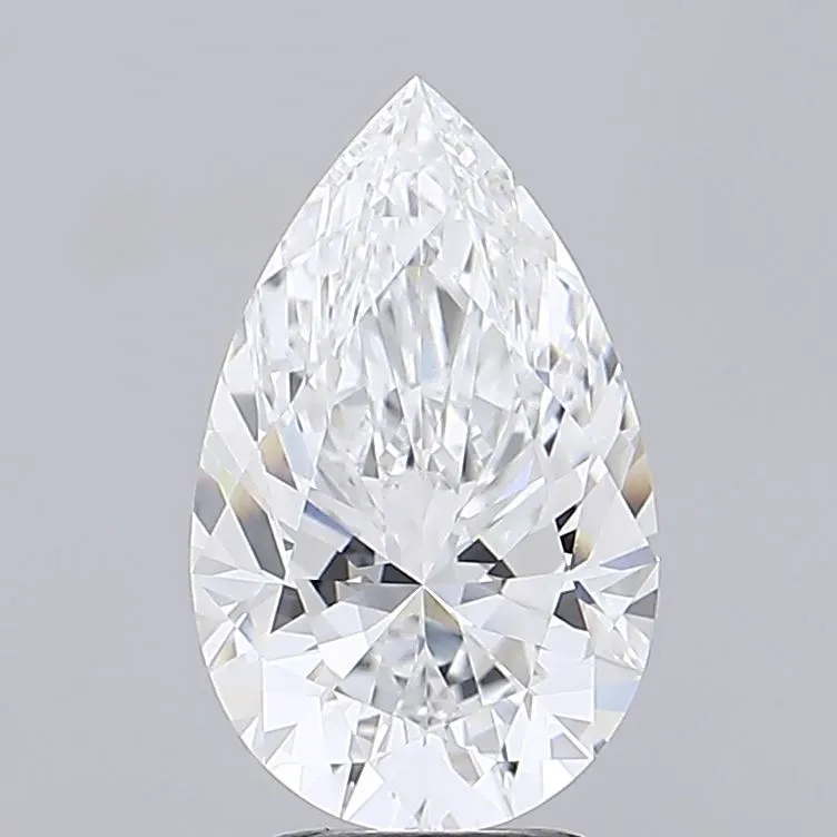 3.55ct Pear Lab Grown Diamond (Colour D, Clarity VVS2, IGI Certified)