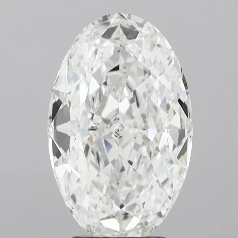 3.57ct Oval Lab Grown Diamond (Colour E, Clarity VVS2, IGI Certified)