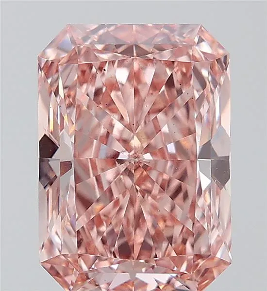 3.59ct Radiant Lab Grown Diamond (Colour Fancy Intense Brownish Pink, Clarity VS2, IGI Certified)