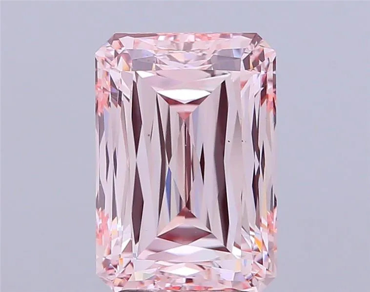3.82ct Radiant Lab Grown Diamond (Colour Fancy Intense Pink, Clarity VS1, IGI Certified)