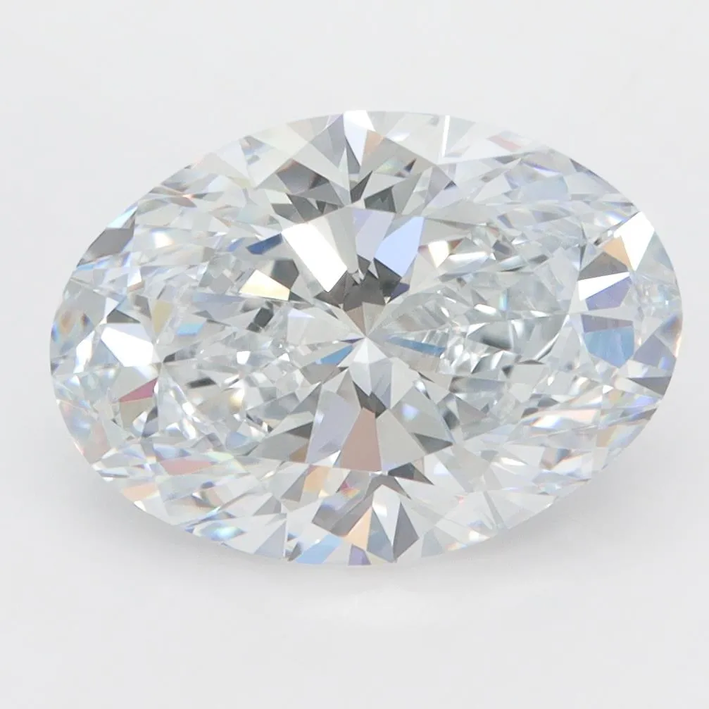 3.85ct Oval Lab Grown Diamond (Colour G, Clarity VVS1, IGI Certified)