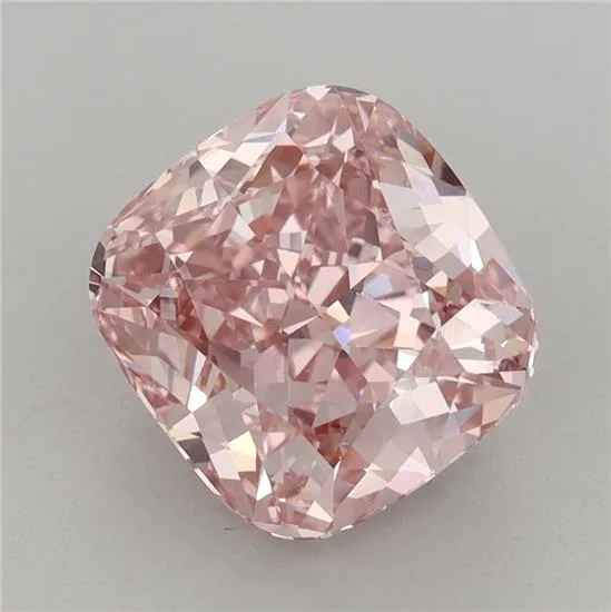 3.88ct Cushion brilliant Lab Grown Diamond (Colour Fancy Vivid Pink, Clarity VVS2, IGI Certified)