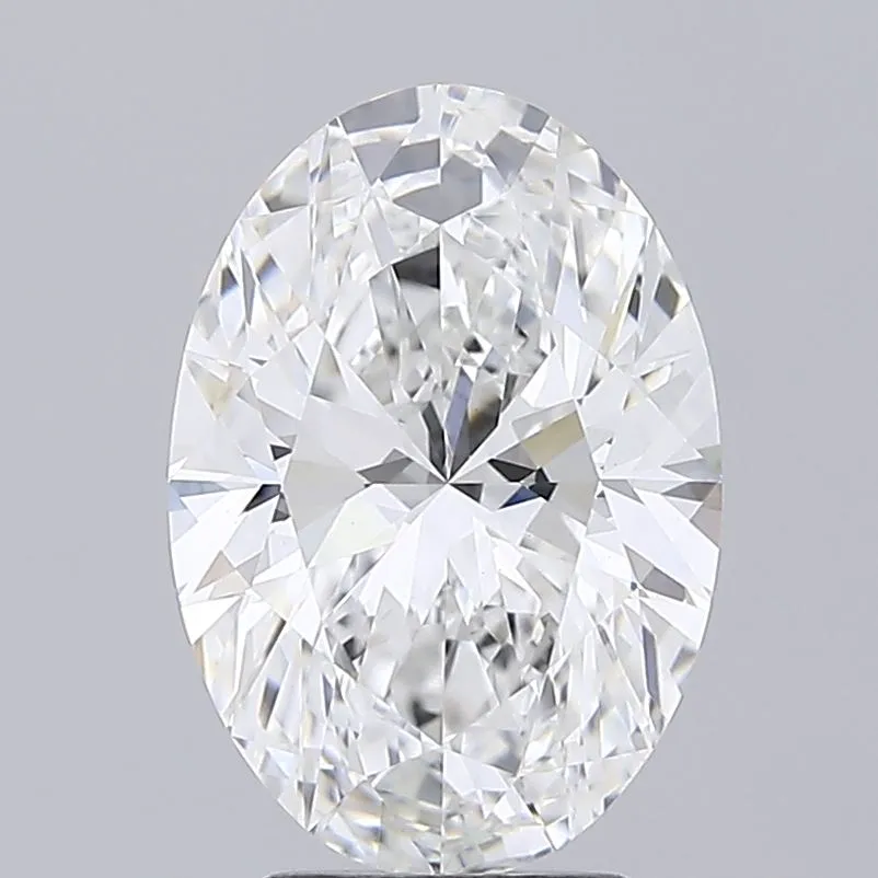 3.90ct Oval Lab Grown Diamond (Colour D, Clarity VVS2, IGI Certified)