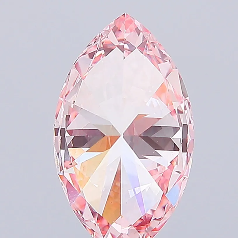 4.00ct Marquise Lab Grown Diamond (Colour Fancy Vivid Pink, Clarity VS1, IGI Certified)