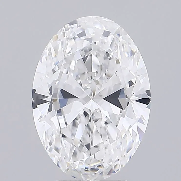 4.00ct Oval Lab Grown Diamond (Colour E, Clarity IF, IGI Certified)
