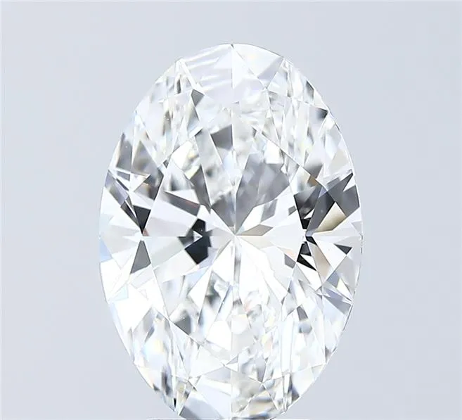 4.00ct Oval Lab Grown Diamond (Colour E, Clarity VVS2, IGI Certified)