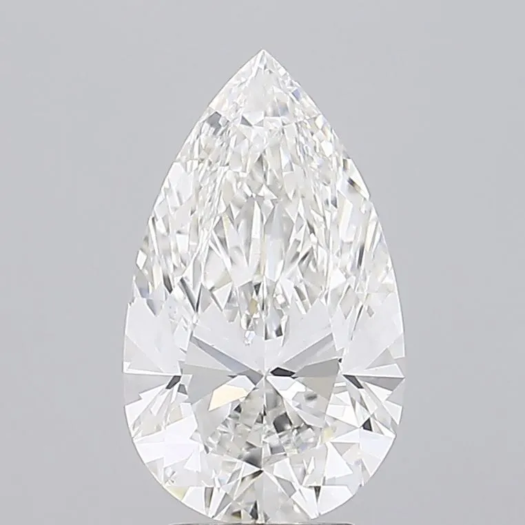 4.00ct Pear Lab Grown Diamond (Colour F, Clarity VVS2, IGI Certified)