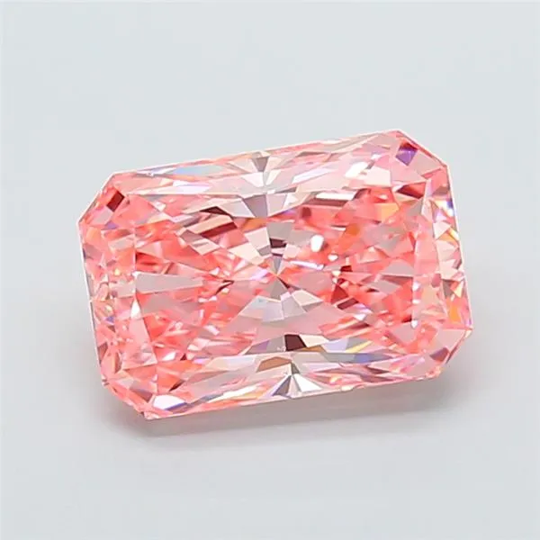 4.01ct Radiant Lab Grown Diamond (Colour Fancy Vivid Pink, Clarity VS2, IGI Certified)