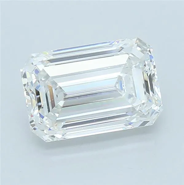 4.02ct Emerald Lab Grown Diamond (Colour E, Clarity VVS2, IGI Certified)