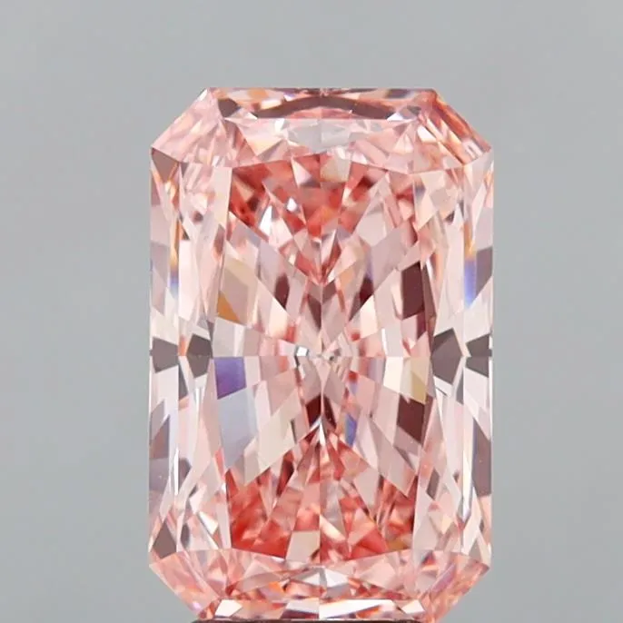 4.02ct Radiant Lab Grown Diamond (Colour Fancy Intense Pink, Clarity VVS2, IGI Certified)