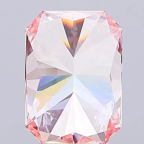 4.02ct Radiant Lab Grown Diamond (Colour Fancy Vivid Pink, Clarity VVS2, IGI Certified)