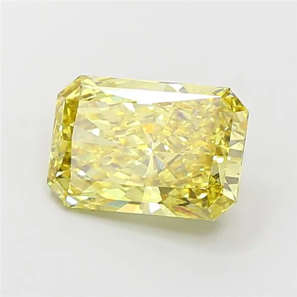 4.03ct Radiant Lab Grown Diamond (Colour Fancy Intense Yellow, Clarity VS2, IGI Certified)