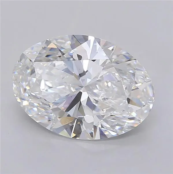 4.04ct Oval Lab Grown Diamond (Colour E, Clarity VS2, IGI Certified)