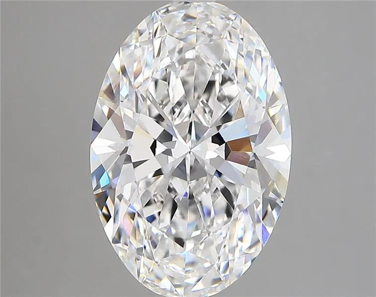 4.06ct Oval Lab Grown Diamond (Colour E, Clarity VVS2, GIA Certified)