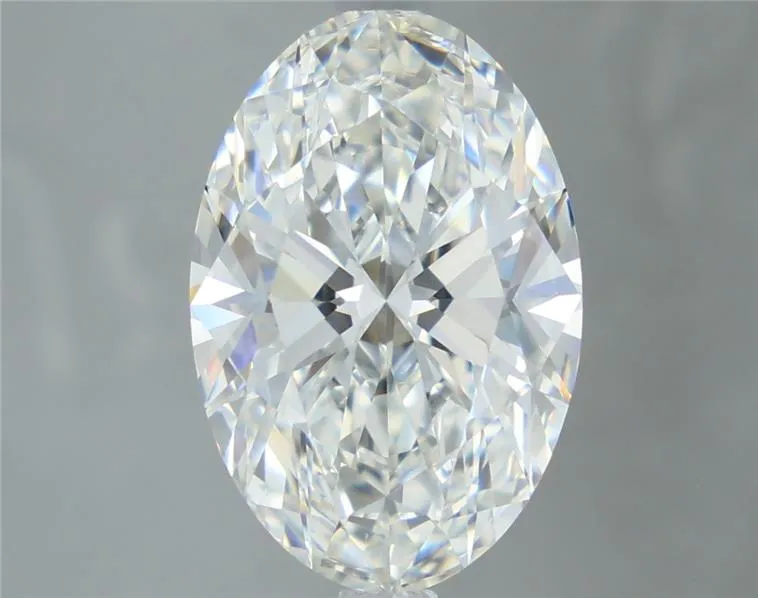 4.06ct Oval Lab Grown Diamond (Colour G, Clarity VVS2, Cut EX, IGI Certified)