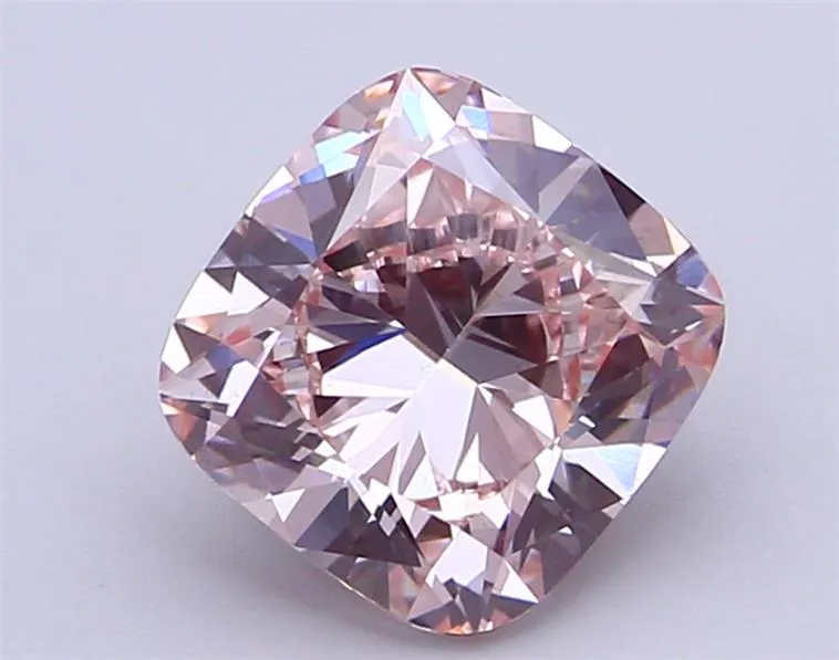 4.07ct Cushion brilliant Lab Grown Diamond (Colour Fancy Pink, Clarity VS2, IGI Certified)