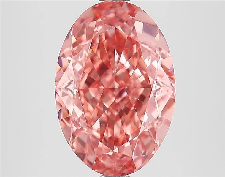 4.07ct Oval Lab Grown Diamond (Colour Fancy Vivid Blue, Clarity VS1, IGI Certified)