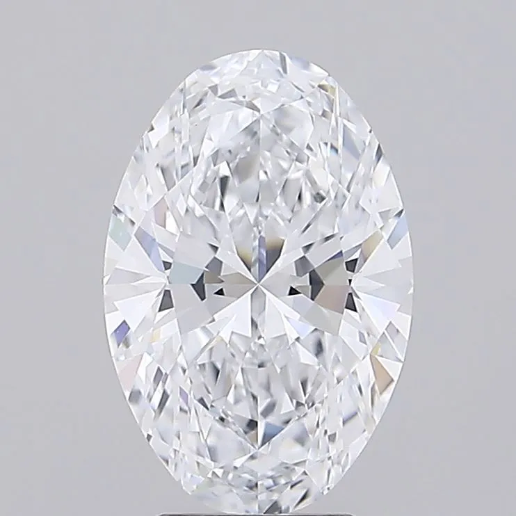 4.08ct Oval Lab Grown Diamond (Colour D, Clarity VVS2, IGI Certified)