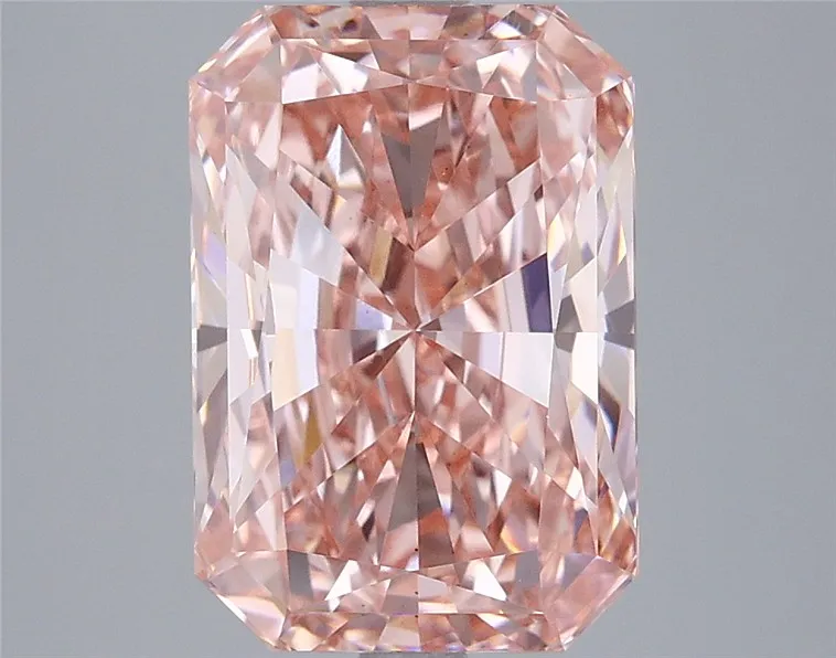 4.08ct Radiant Lab Grown Diamond (Colour Fancy Vivid Pink, Clarity VS1, IGI Certified)