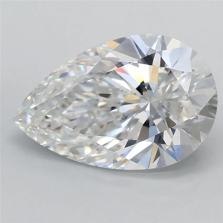 4.09ct Pear Lab Grown Diamond (Colour E, Clarity VVS2, IGI Certified)