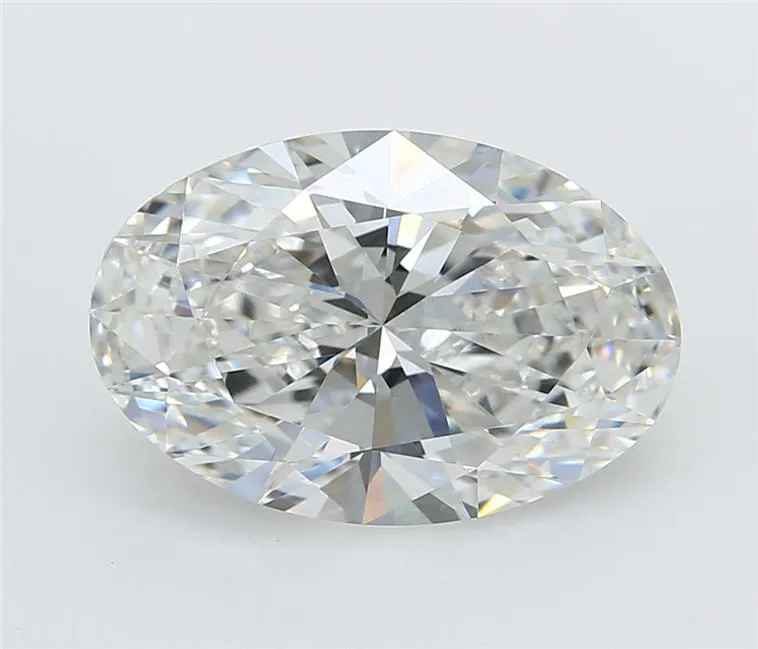 4.10ct Oval Lab Grown Diamond (Colour E, Clarity VVS2, IGI Certified)