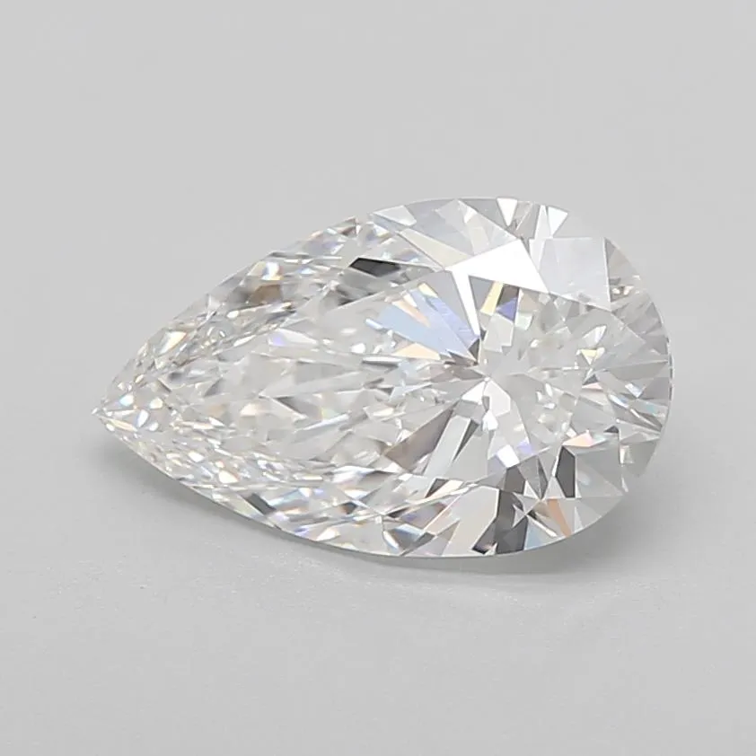 4.22ct Pear Lab Grown Diamond (Colour E, Clarity IF, IGI Certified)