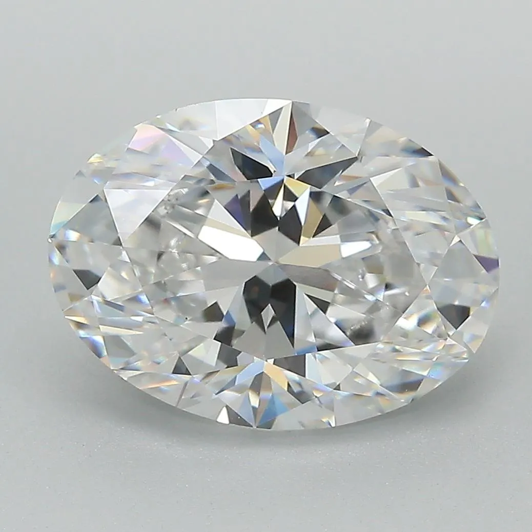 4.27ct Oval Lab Grown Diamond (Colour D, Clarity VVS2, IGI Certified)