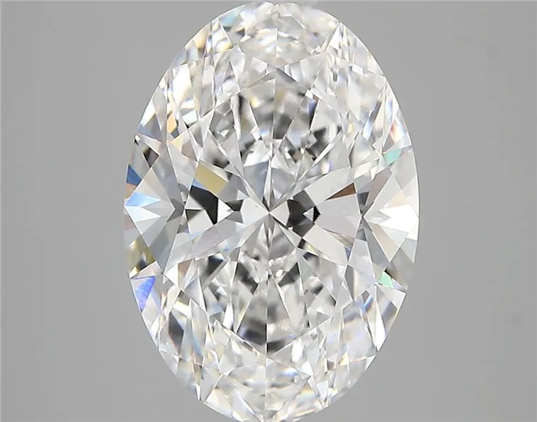 4.29ct Oval Lab Grown Diamond (Colour D, Clarity VVS2, IGI Certified)