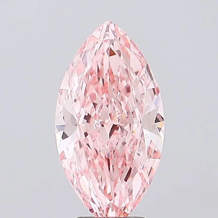 4.50ct Marquise Lab Grown Diamond (Colour Fancy Vivid Pink, Clarity VS1, IGI Certified)