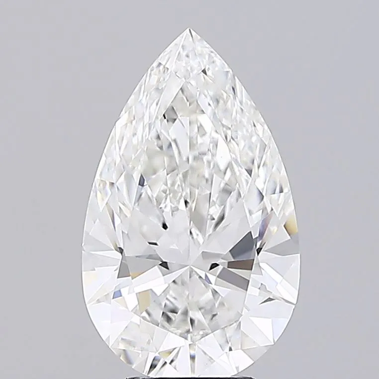 4.53ct Pear Lab Grown Diamond (Colour F, Clarity VVS2, IGI Certified)