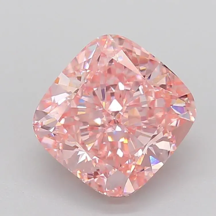 4.65ct Cushion brilliant Lab Grown Diamond (Colour Fancy Intense Pink, Clarity VS1, IGI Certified)