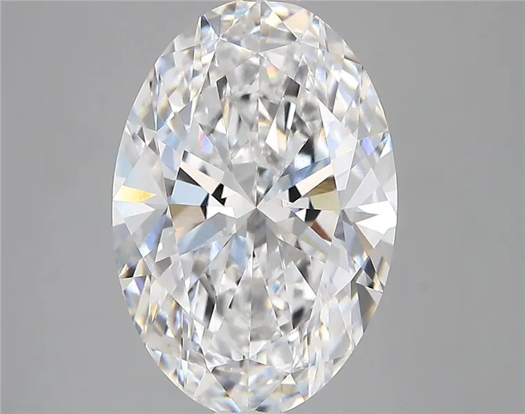 4.67ct Oval Lab Grown Diamond (Colour D, Clarity VVS2, IGI Certified)
