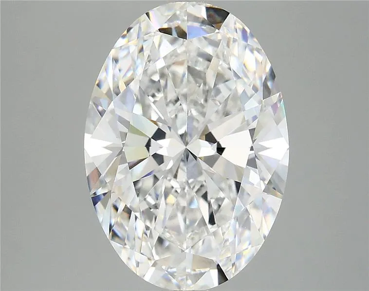 5.00ct Oval Lab Grown Diamond (Colour D, Clarity VVS2, IGI Certified)