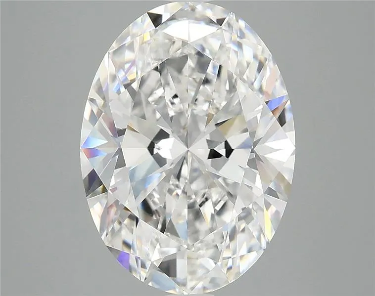 5.00ct Oval Lab Grown Diamond (Colour E, Clarity VVS2, IGI Certified)