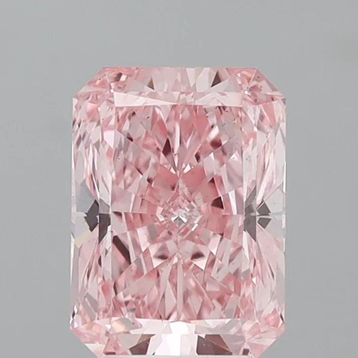 5.00ct Radiant Lab Grown Diamond (Colour Fancy Vivid Pink, Clarity VS2, IGI Certified)